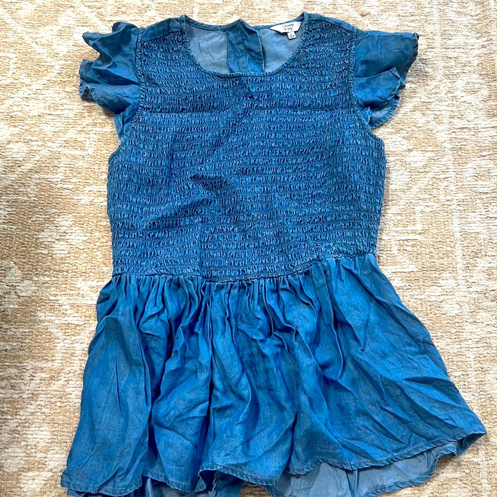 Crown and Ivy blue top